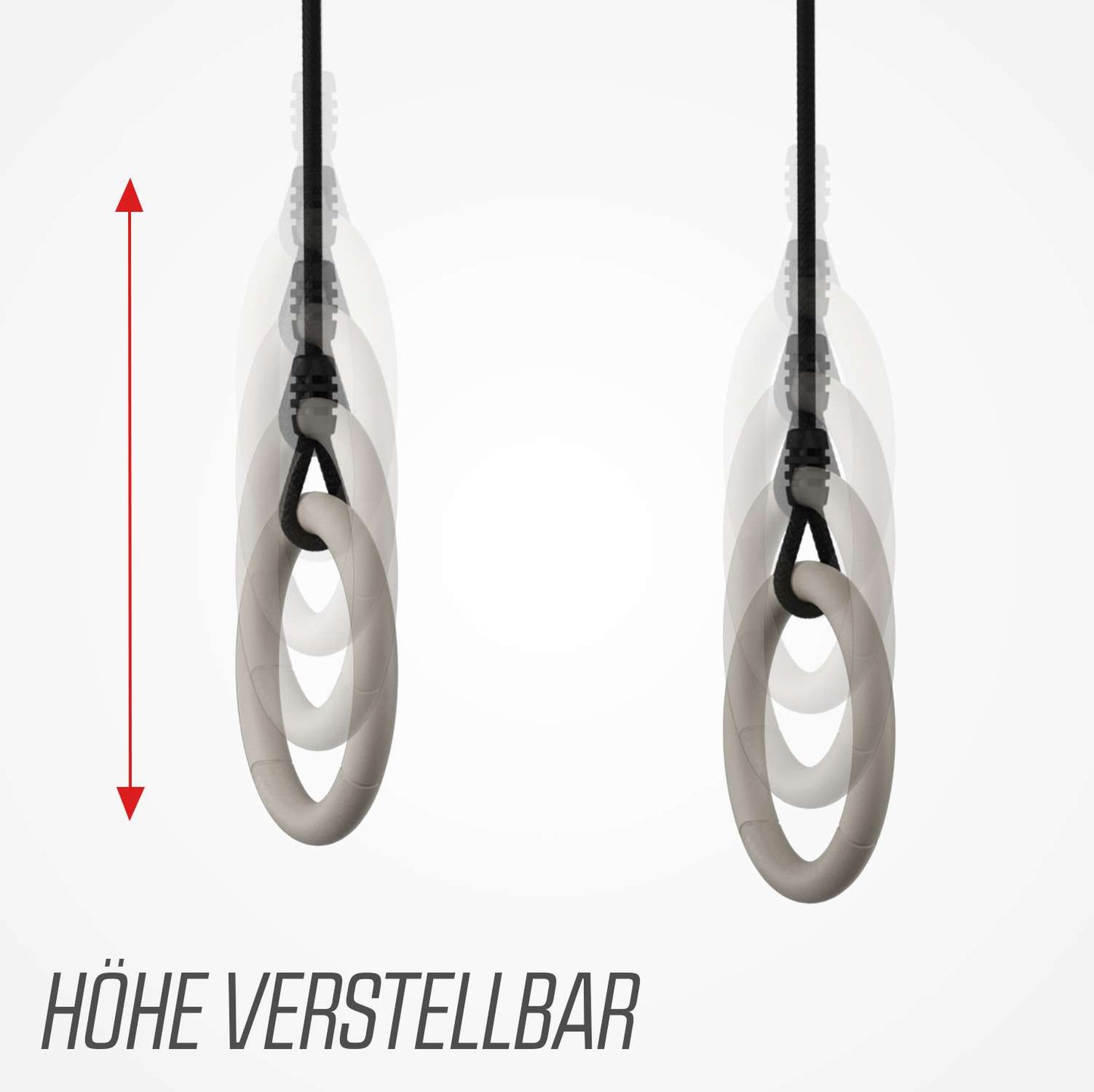 BERG PlayBase Turnringe Grau Zubehör