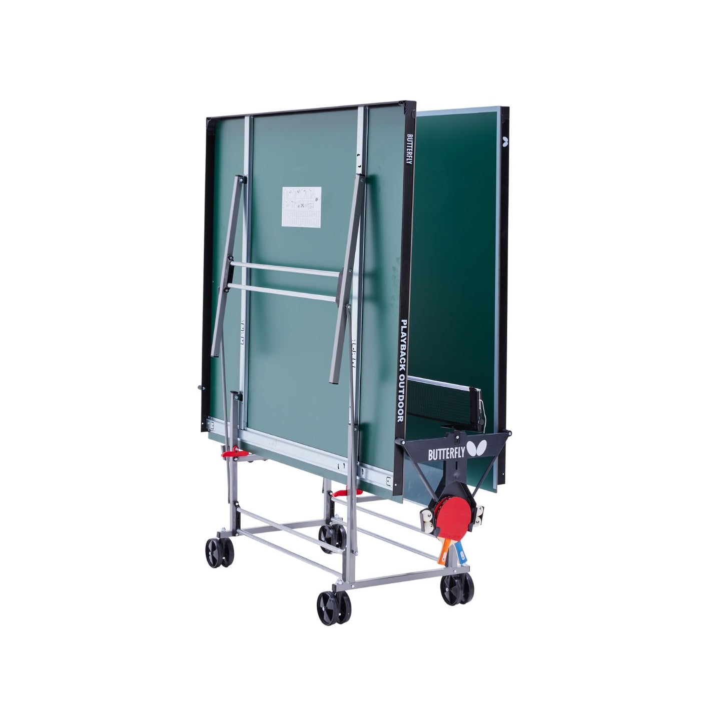 Butterfly Playback Rollaway Outdoor Tischtennisplatte - grün