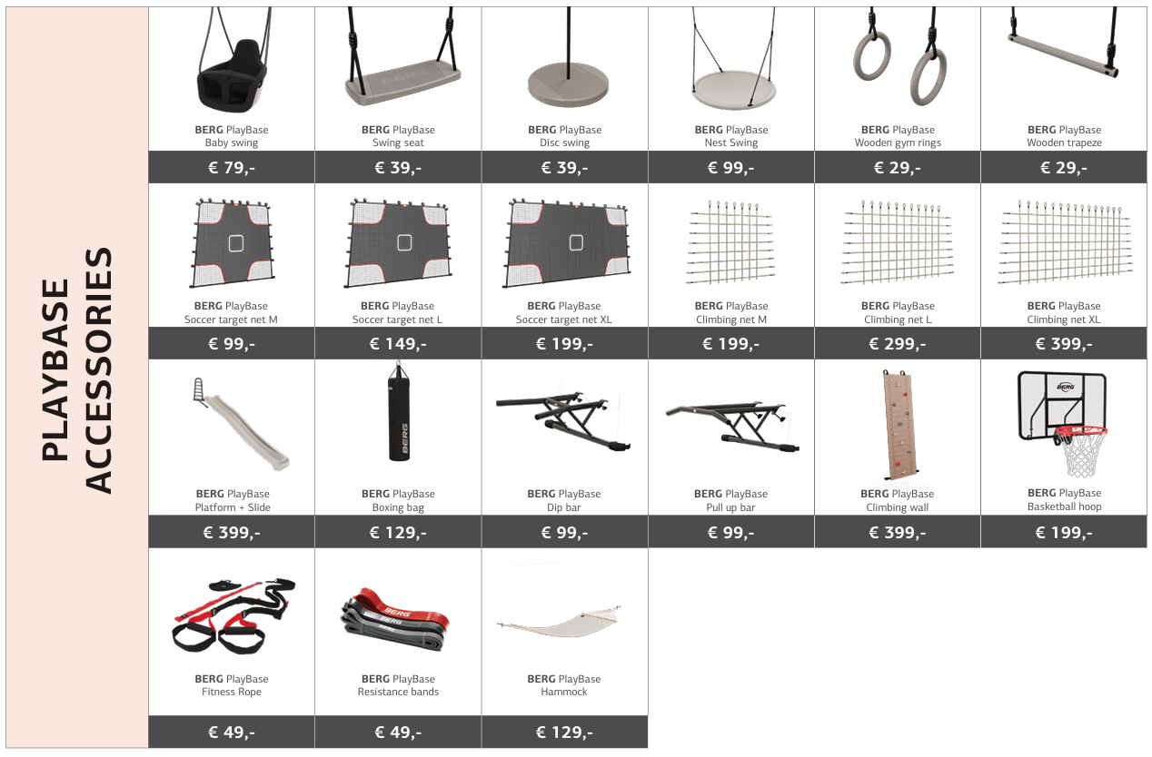 BERG PlayBase Large Reck/Leiter