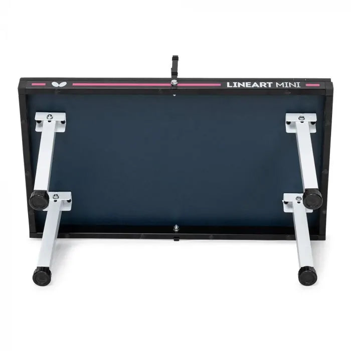 Butterfly Lineart Mini Indoor Tischtennisplatte - schwarz