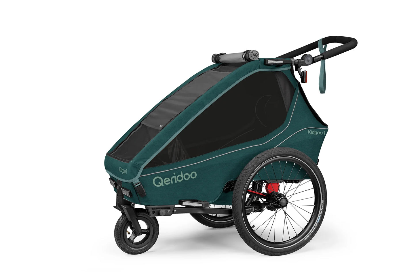 Qeridoo Kidgoo 2 Fidlock Edition 2024 - Bicycle Trailer Two-Seater