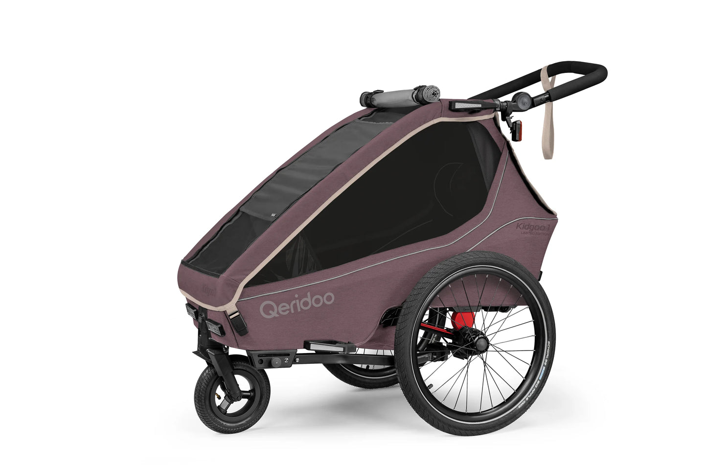 Qeridoo Kidgoo 2 Fidlock Edition 2024 - Bicycle Trailer Two-Seater