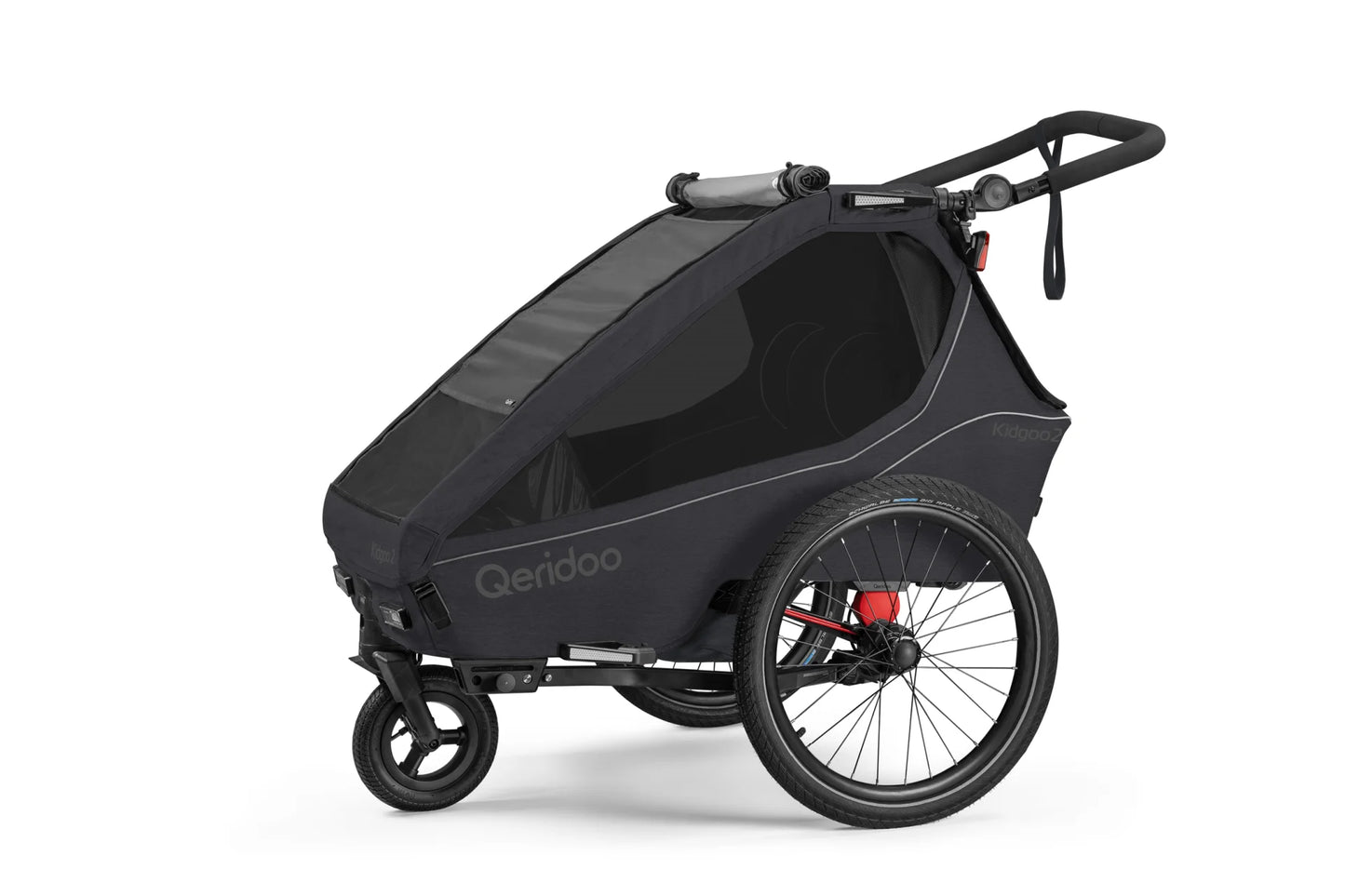 Qeridoo Kidgoo 2 Fidlock Edition 2024 - Bicycle Trailer Two-Seater