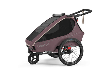 Qeridoo Kidgoo 2 Fidlock Edition 2024 - Bicycle Trailer Two-Seater
