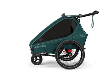 Qeridoo Kidgoo 2 Fidlock Edition 2024 - Bicycle Trailer Two-Seater