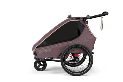 Qeridoo Kidgoo 2 Fidlock Edition 2024 - Bicycle Trailer Two-Seater