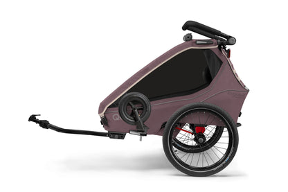 Qeridoo Kidgoo 2 Fidlock Edition 2024 - Bicycle Trailer Two-Seater