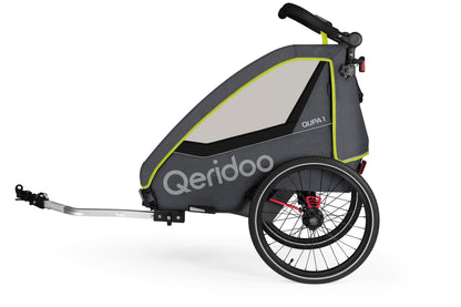 Qeridoo QUPA1 Lime Seite Trailer