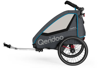 Qeridoo QUPA2 Blau Seite Trailer