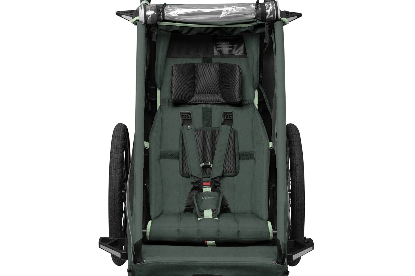 Qeridoo Kidgoo 2 Fidlock Edition 2024 - Bicycle Trailer Two-Seater
