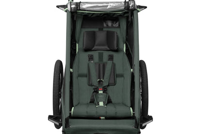 Qeridoo Kidgoo 2 Fidlock Edition 2024 - Bicycle Trailer Two-Seater