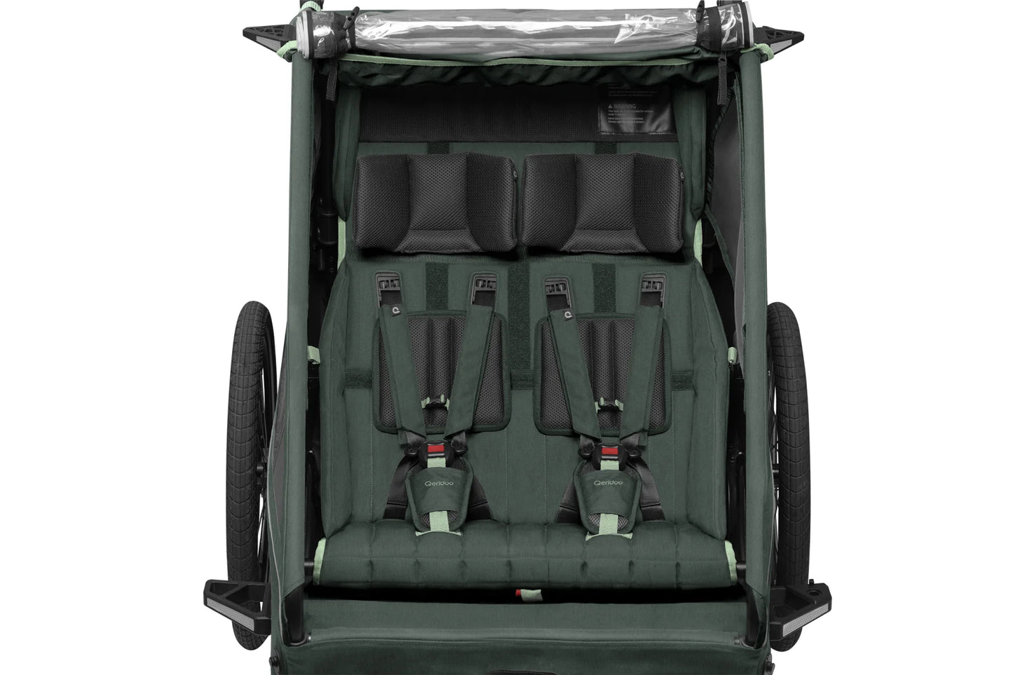 Qeridoo Kidgoo 2 Fidlock Edition 2024 - Bicycle Trailer Two-Seater