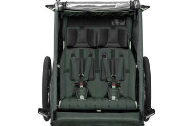 Qeridoo Kidgoo 2 Fidlock Edition 2024 - Bicycle Trailer Two-Seater