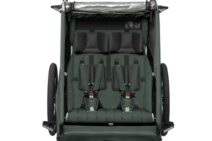 Qeridoo Kidgoo 2 Fidlock Edition 2024 - Bicycle Trailer Two-Seater