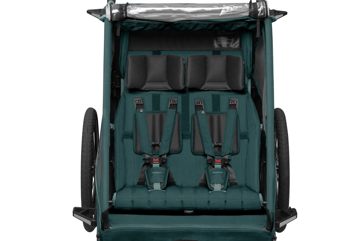 Qeridoo Kidgoo 2 Fidlock Edition 2024 - Bicycle Trailer Two-Seater