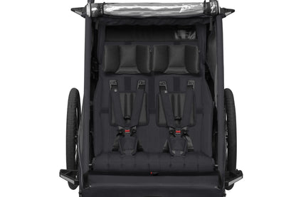 Qeridoo Kidgoo 2 Fidlock Edition 2024 - Bicycle Trailer Two-Seater