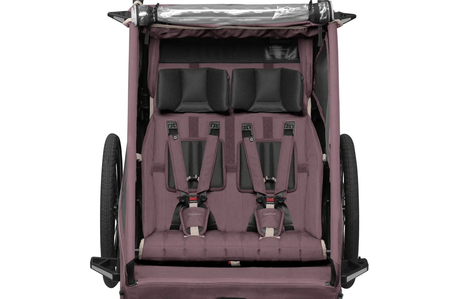 Qeridoo Kidgoo 2 Fidlock Edition 2024 - Bicycle Trailer Two-Seater
