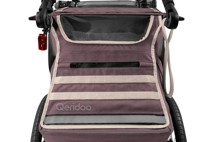 Qeridoo Kidgoo 2 Fidlock Edition 2024 - Bicycle Trailer Two-Seater