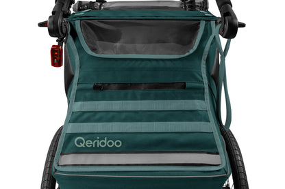 Qeridoo Kidgoo 2 Fidlock Edition 2024 - Bicycle Trailer Two-Seater