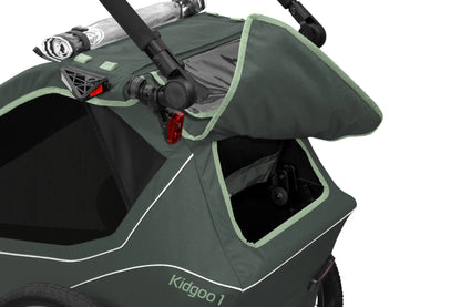 Qeridoo Kidgoo 2 Fidlock Edition 2024 - Bicycle Trailer Two-Seater