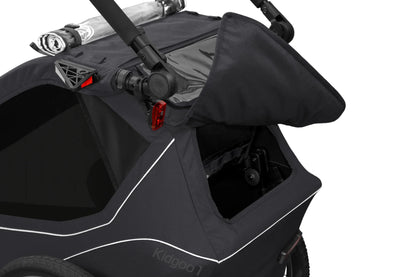 Qeridoo Kidgoo 2 Fidlock Edition 2024 - Bicycle Trailer Two-Seater