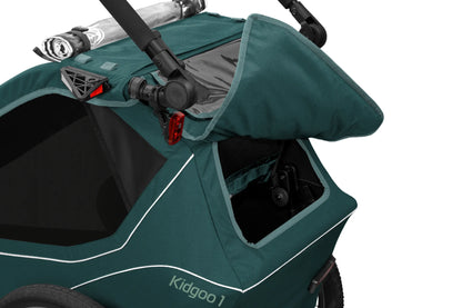 Qeridoo Kidgoo 2 Fidlock Edition 2024 - Bicycle Trailer Two-Seater
