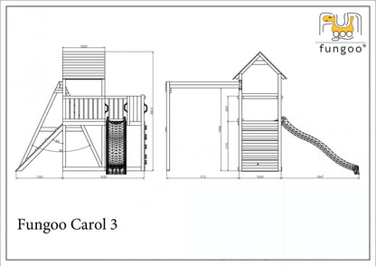 Spielturm Carol 3 Zeichnung