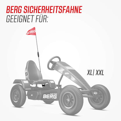 BERG Gokart Sicherheitsfahne für große Gokarts mit XL oder XXL Rahmen (inkl. Halterung)