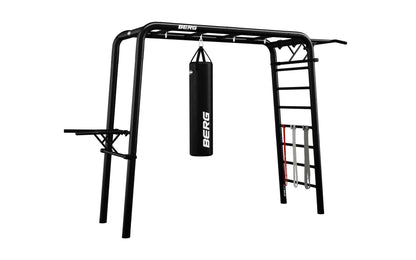 BERG PlayBase Medium Horizontal Bar/Ladder with Rubber Swing Seat &amp; Baby Swing 