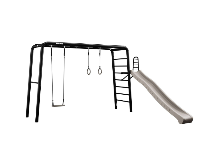 BERG PlayBase Large Horizontal Bar/Ladder with Rubber &amp; Baby Swing &amp; Swing Seat &amp; Trapeze 