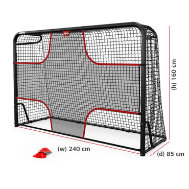 BERG SportsGoal Torwand Netz M 240x160cm mit Torwand-Netz