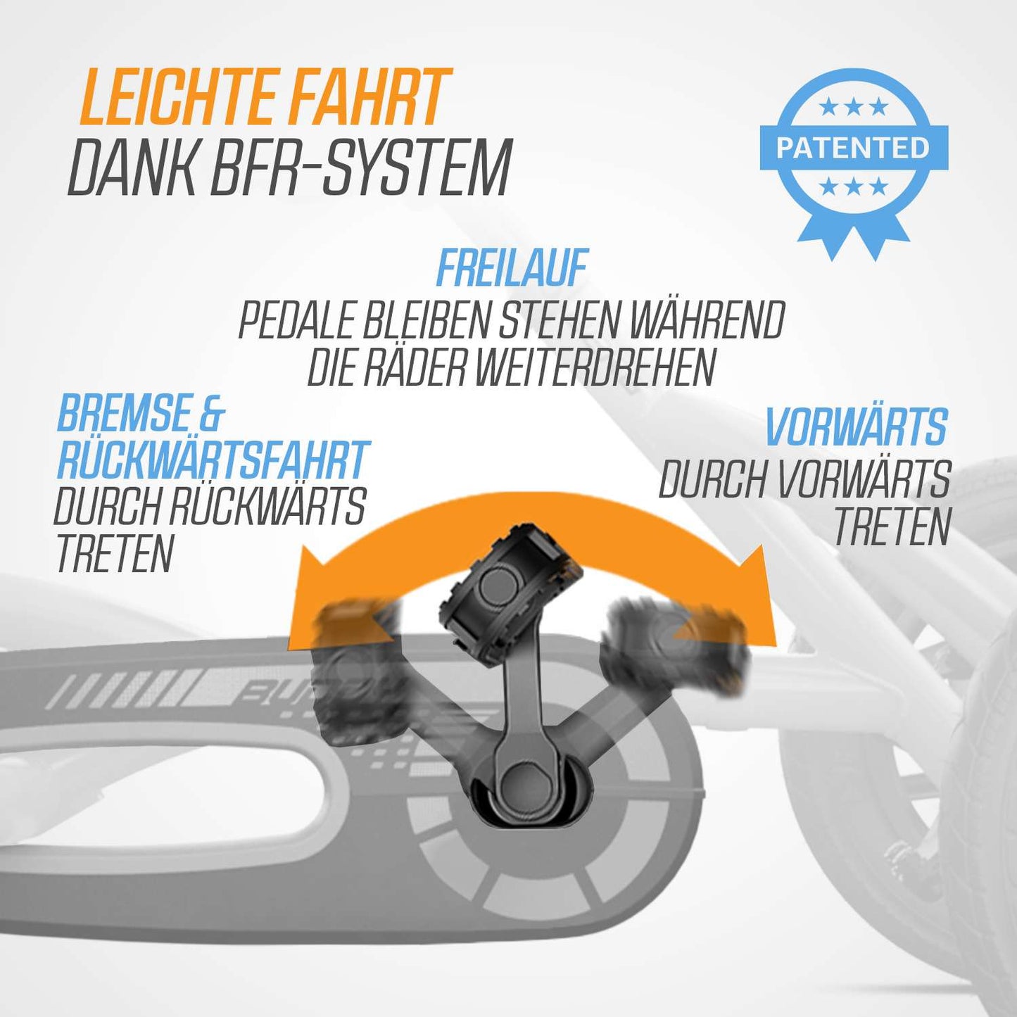 BERG Gokart Buddy B-Orange 2.0