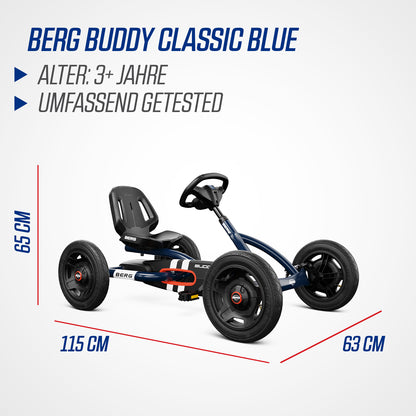 BERG Gokart Buddy Classic Blue 2.0 - Sonderedition