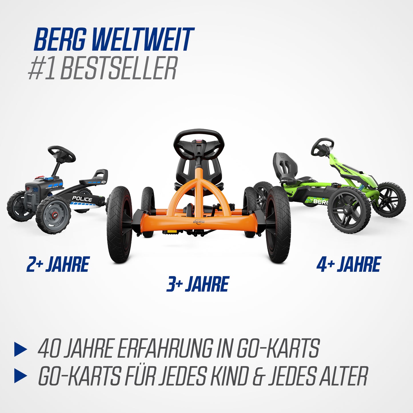 BERG Gokart Buddy Classic Blue 2.0 - Sonderedition