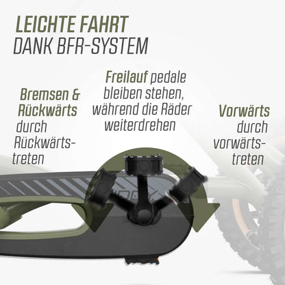 BERG Gokart Buddy Trail Grün - Sonderedition