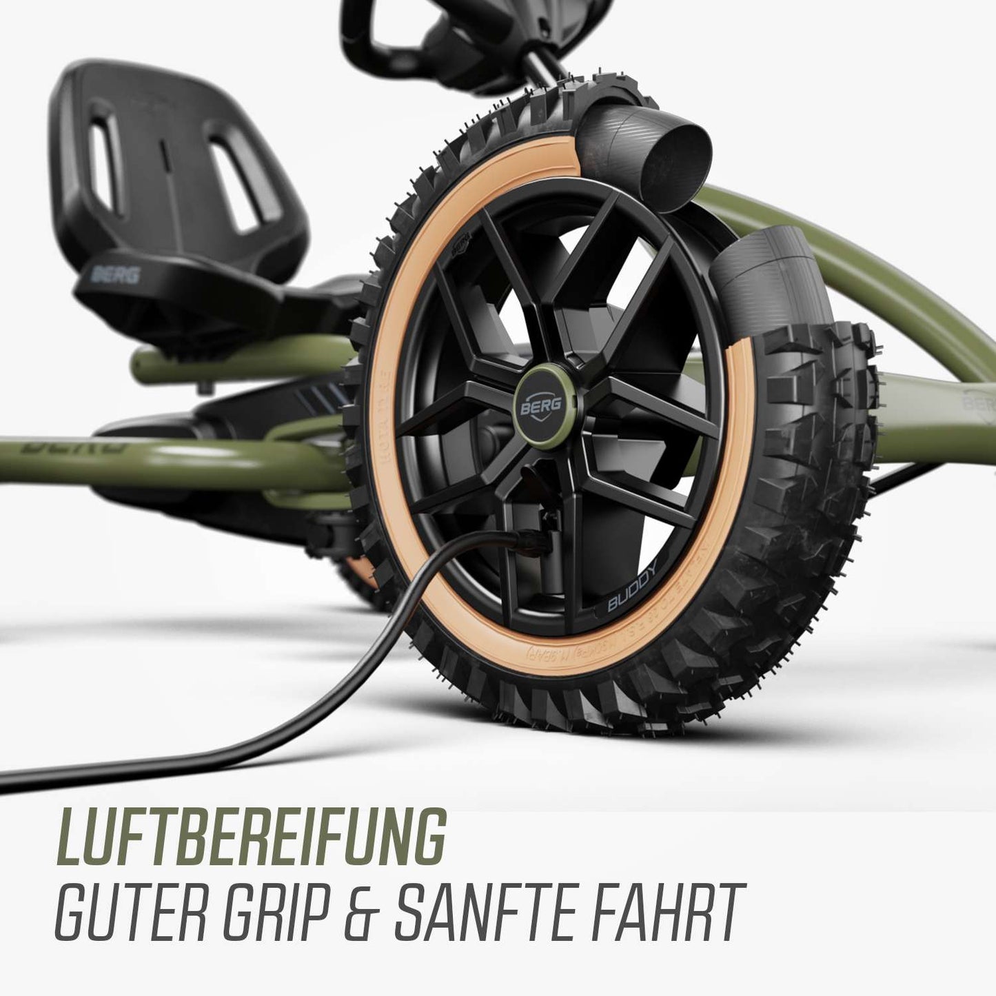 BERG Gokart Buddy Trail Grün - Sonderedition