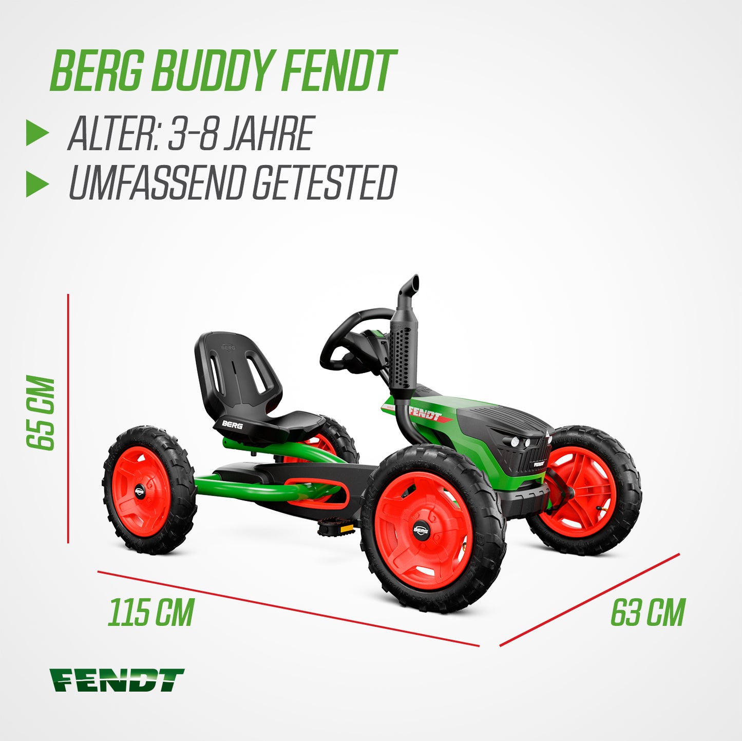 BERG Gokart Buddy Fendt 3.0