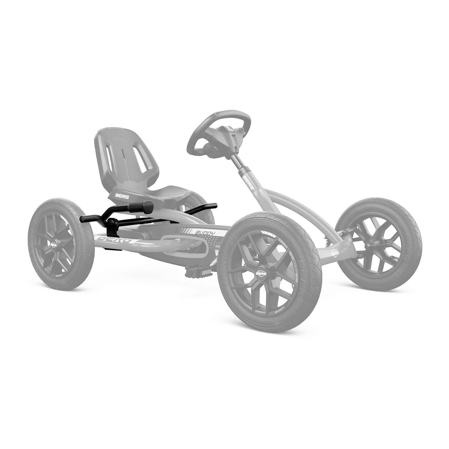 BERG Gokart Buddy Cross Black mit Handbremse –