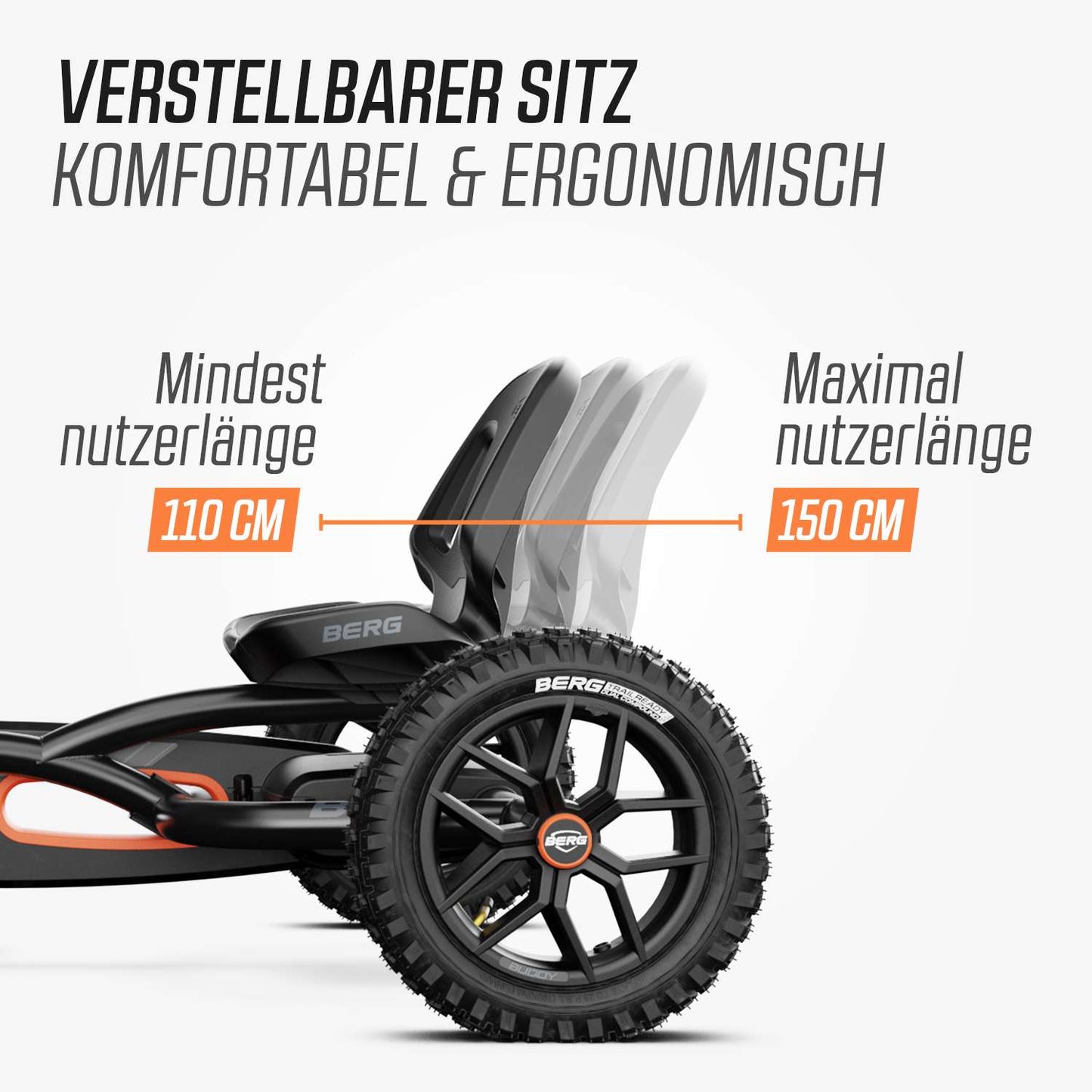 BERG Gokart Buddy Classic Blue 2.0 - special edition