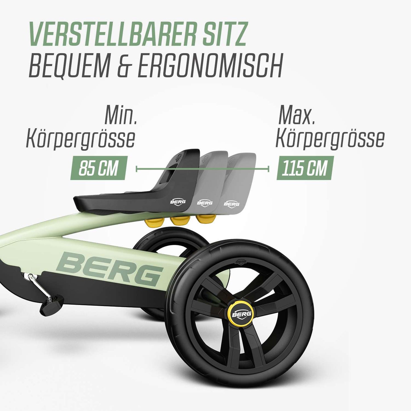 BERG Gokart Buzzy Retro Green