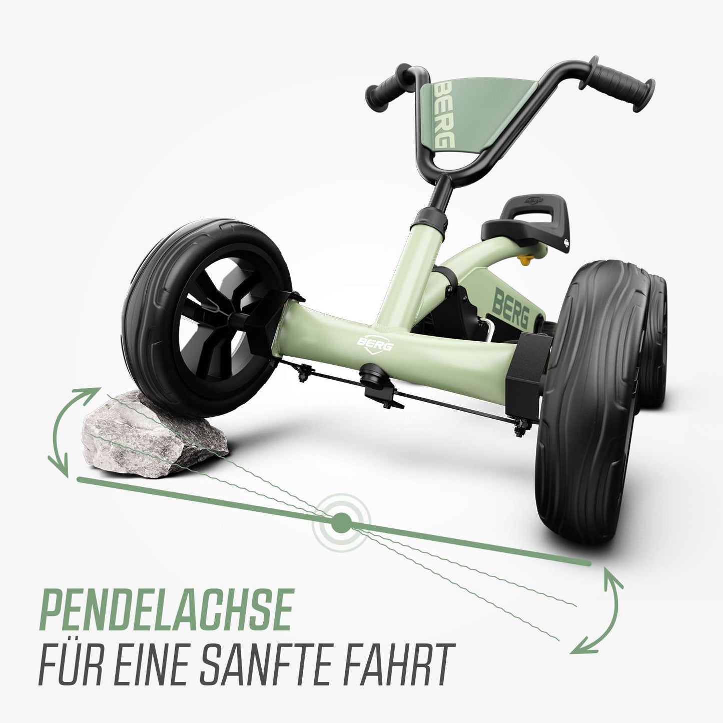 BERG Gokart Buzzy Retro Green