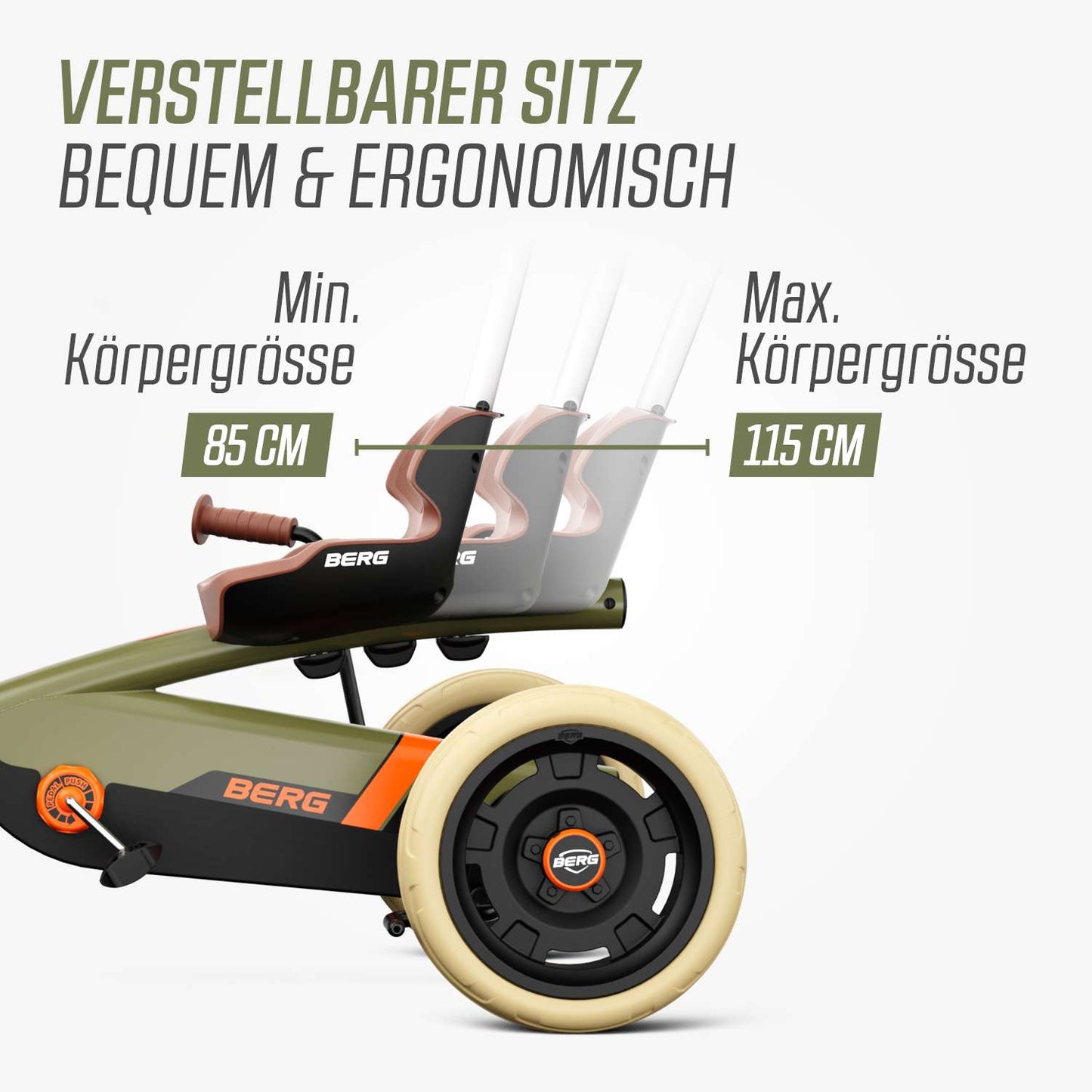 BERG go-kart Buzzy Retro 2-in-1 Green