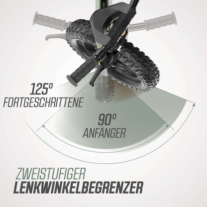 BERG Biky Cross Green - Laufrad mit Handbremse 12“