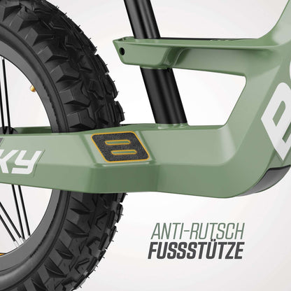 BERG Biky Cross Green - Laufrad mit Handbremse 12“