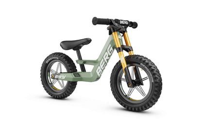 BERG Biky Cross Green - Laufrad mit Handbremse 12“
