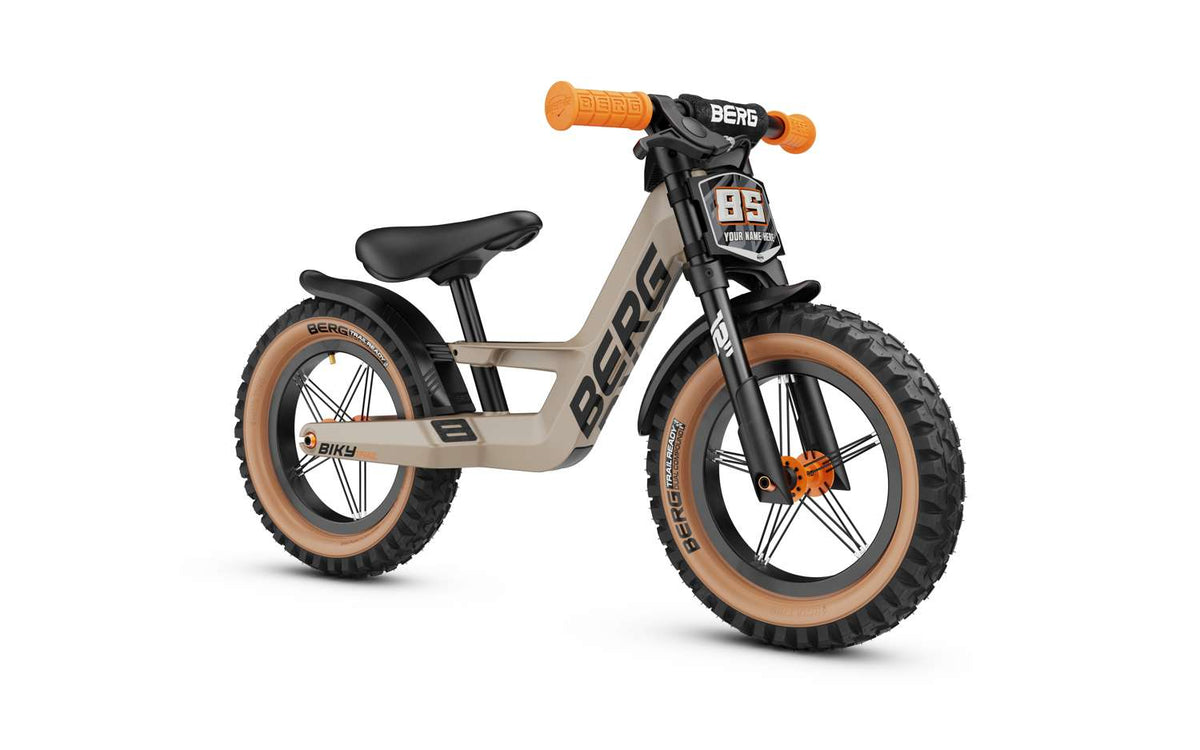 BERG Biky Trail green - balance bike with handbrake 12“