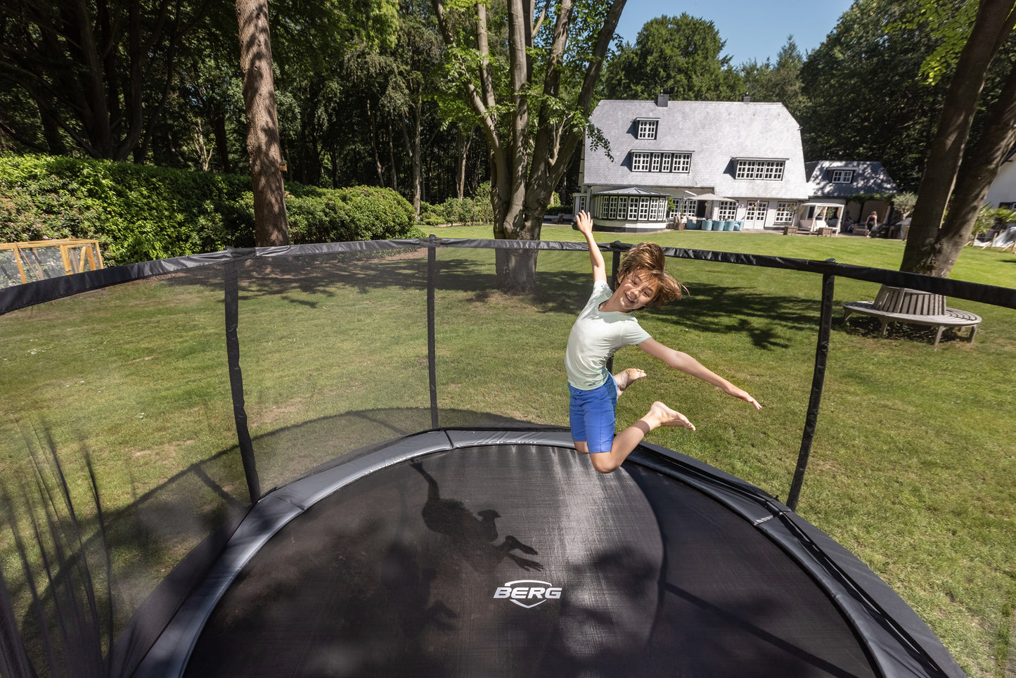BERG Grand Champion InGround 520 + Sicherheitsnetz Deluxe XL