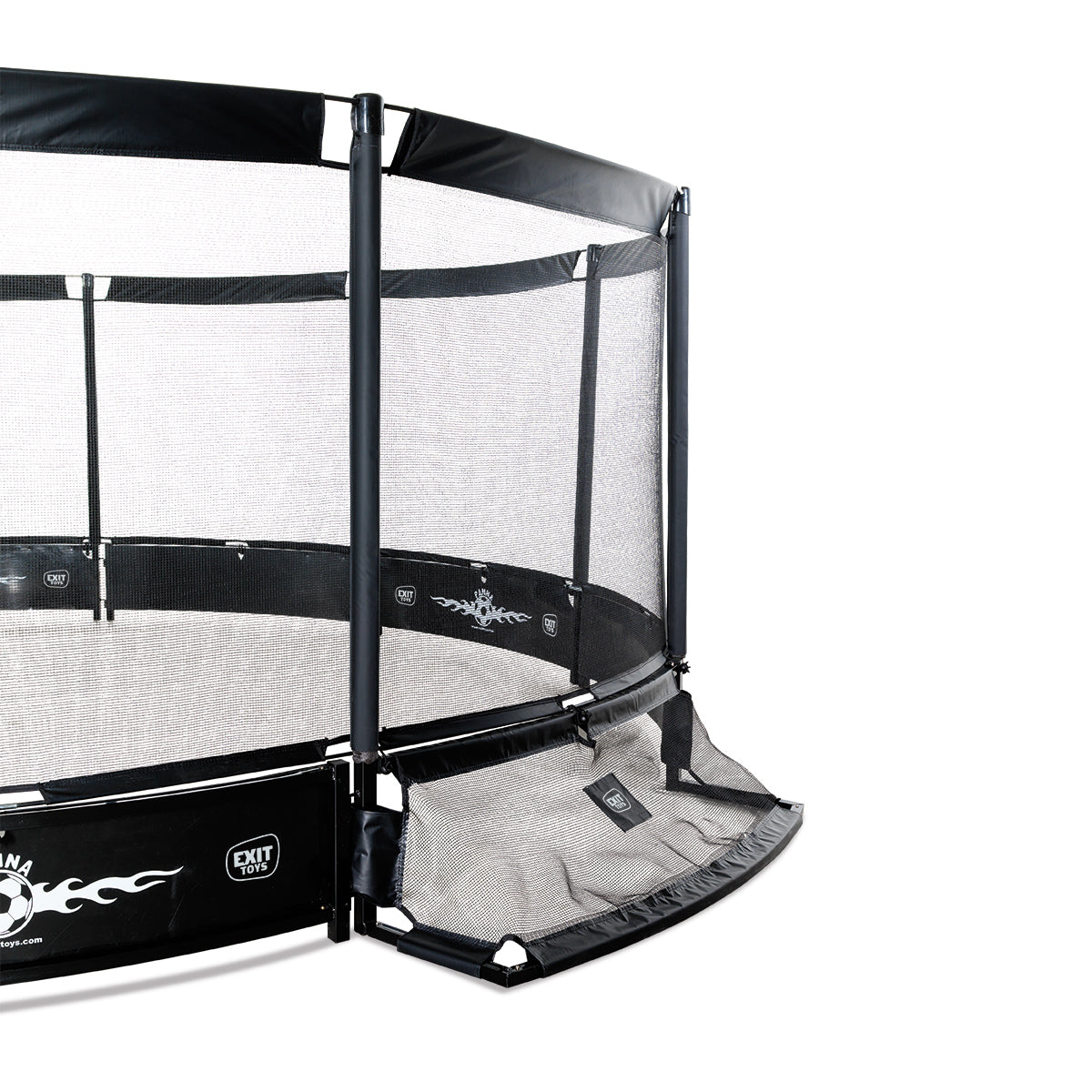 EXIT Fußball Panna-Feld rund Ø488cm mit Netz