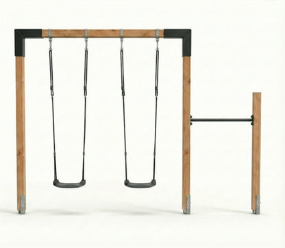 EXIT Ivy play tower with slide and swing