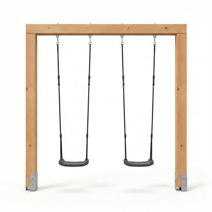 EXIT Linea Massiv 140 doppelte Holzschaukel